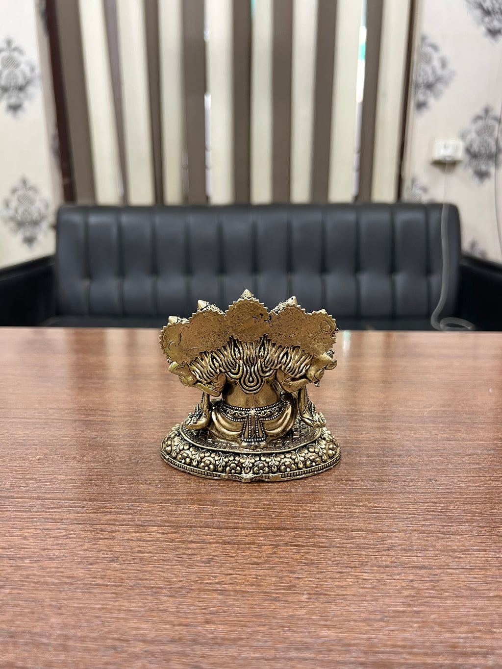 Pure Brass Panchmukhi Ganesha Idol - Divine Prosperity & Protection. 3.4” hieght 290