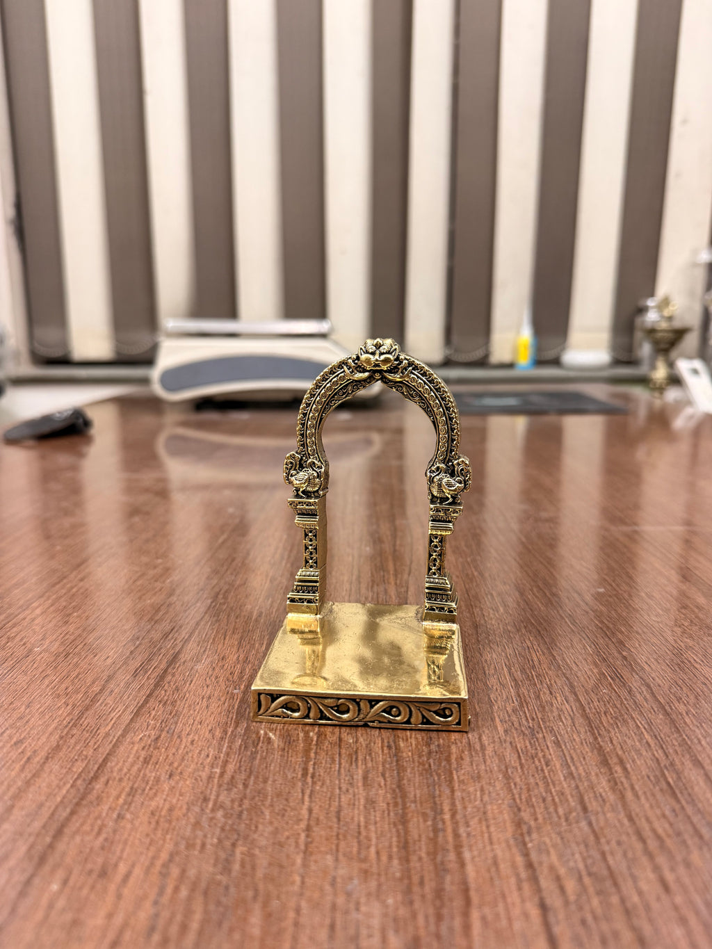 Handcrafted Decorative Brass Archway / Prabhavali Frame for Idols