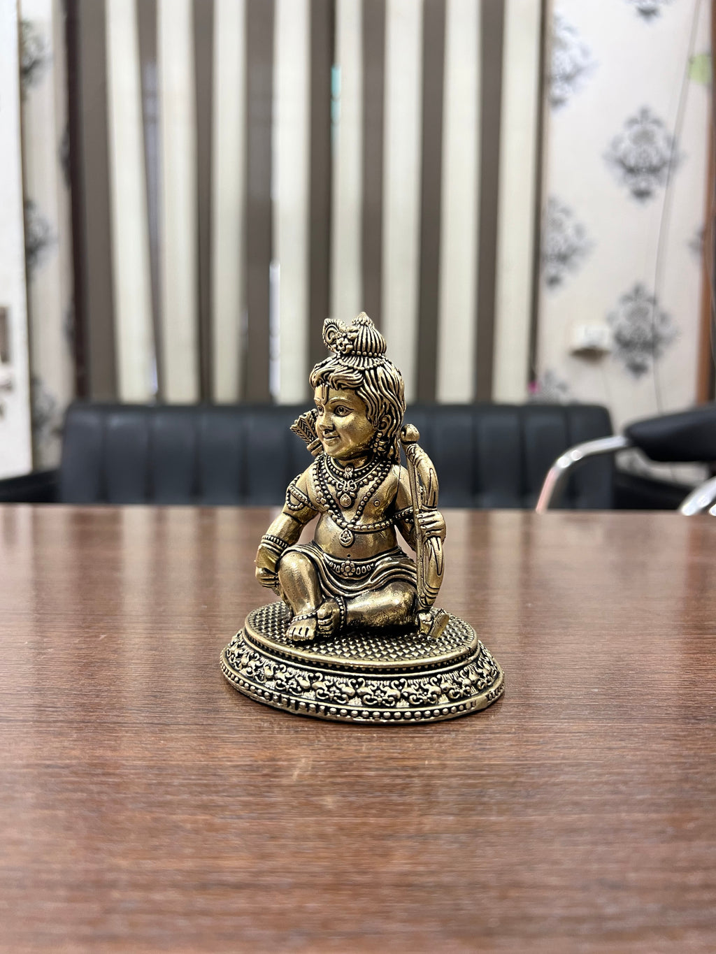 Divine Brass Ram Lalla. 4” hieght 210grm