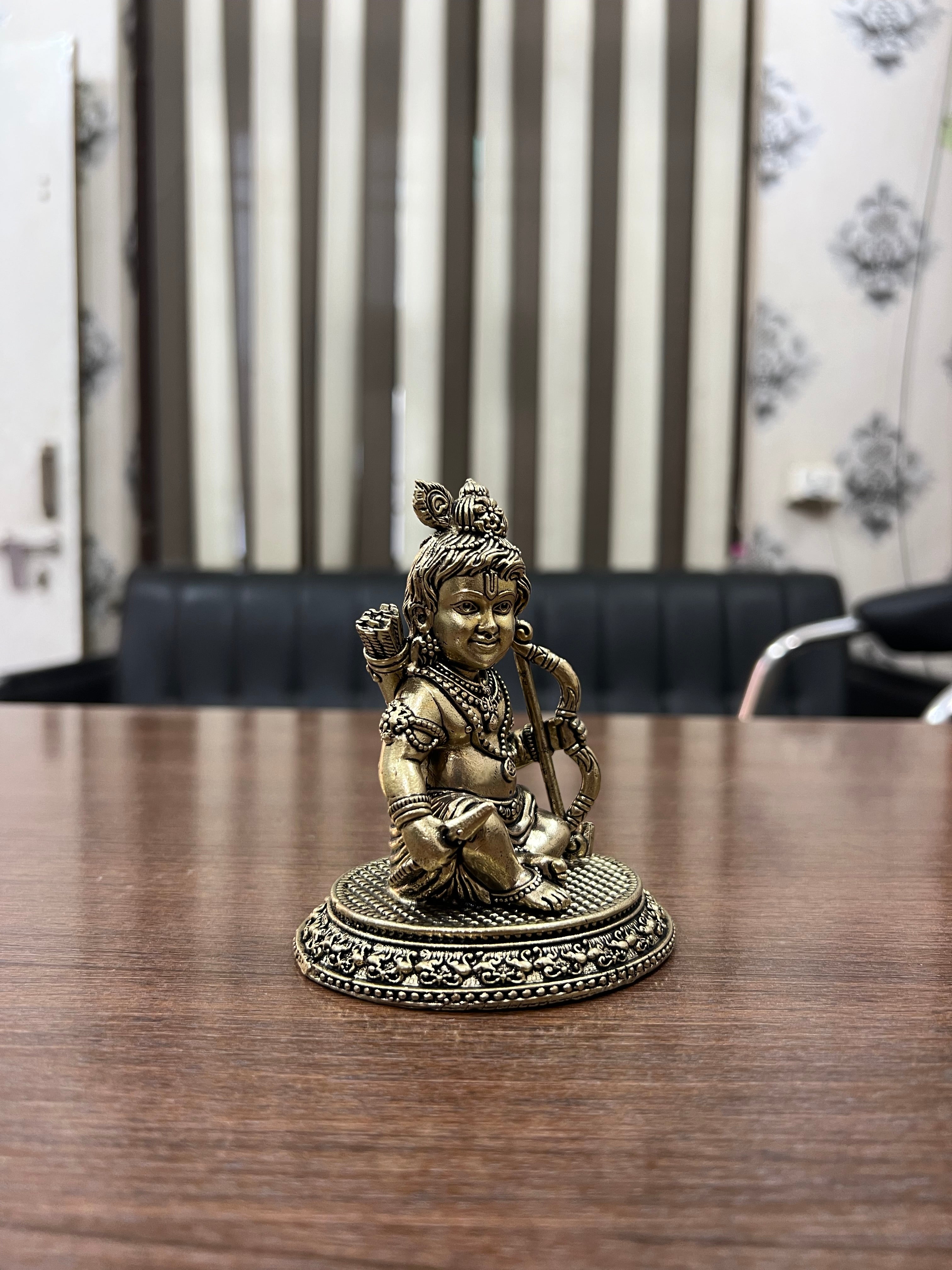Divine Brass Ram Lalla. 4” hieght 210grm