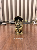 Narsimha 6” statue made of superfine brass crafted by silver artisians