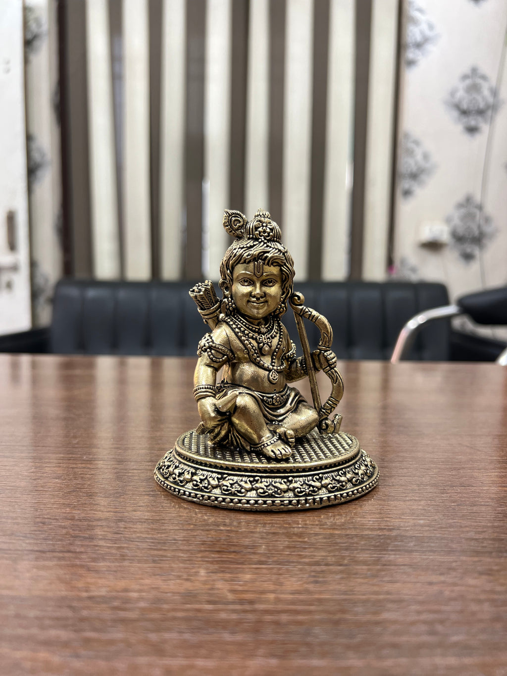 Divine Brass Ram Lalla. 4” hieght 210grm