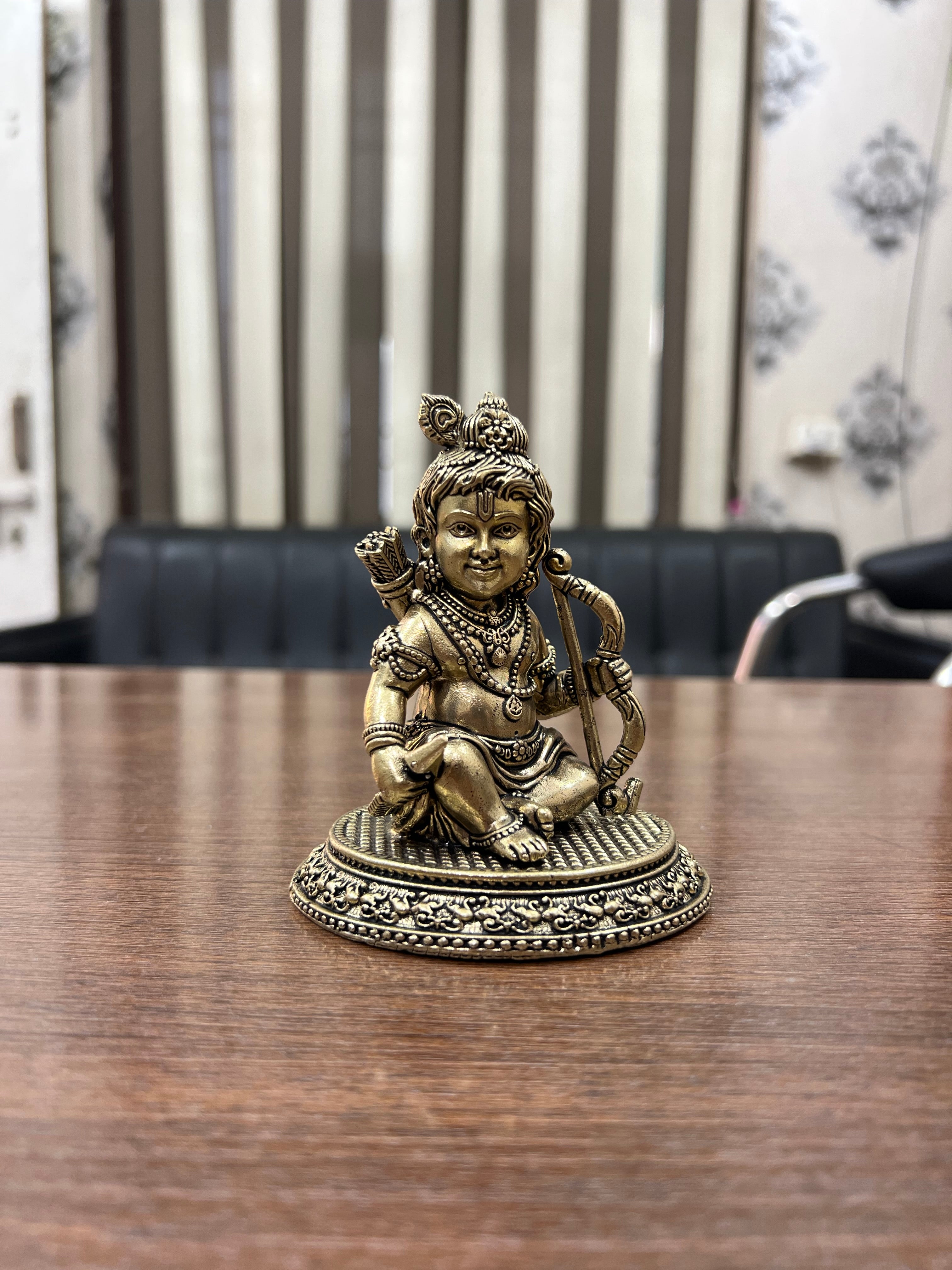 Divine Brass Ram Lalla. 4” hieght 210grm