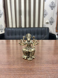 Shree Varaha Lakshmi - Handcrafted Brass Spiritual Art. 4” hieght 220 grm