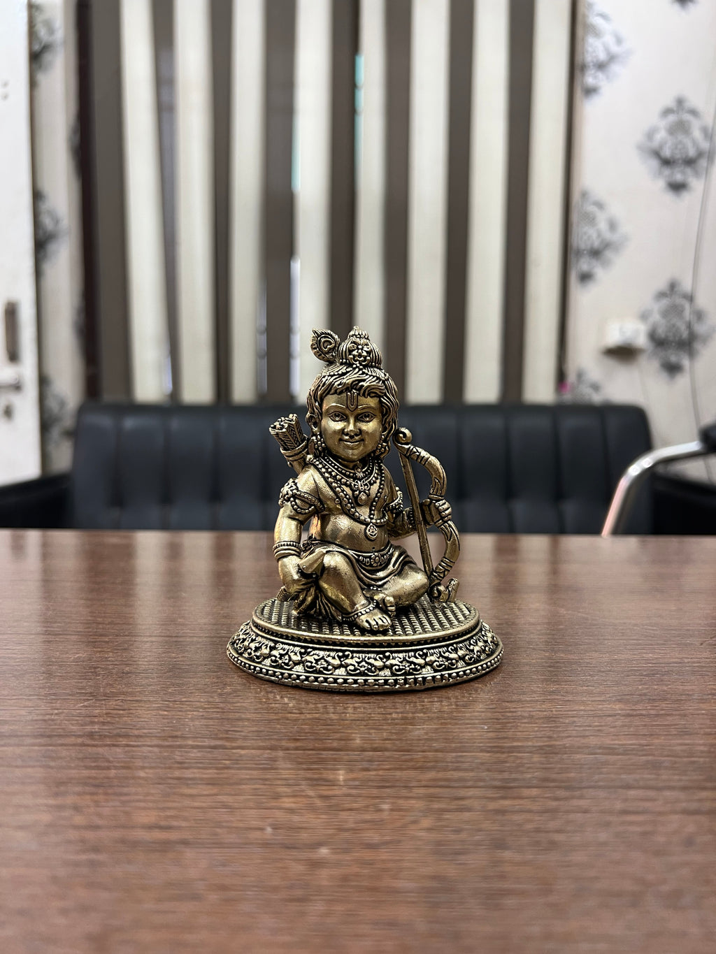 Divine Brass Ram Lalla. 4” hieght 210grm